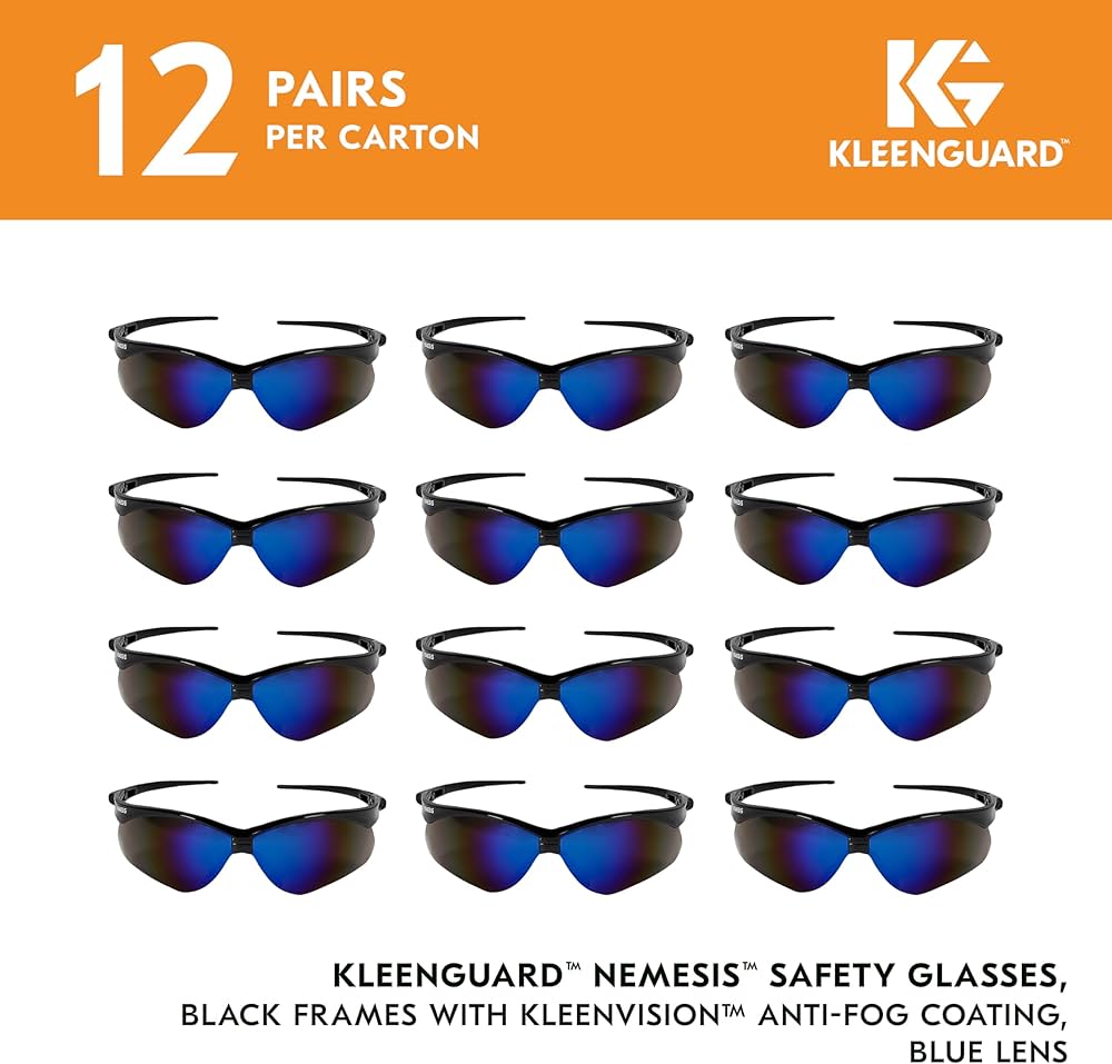 Amazon.com: KleenGuard™ V30 Nemesis™ Safety Glasses (14481